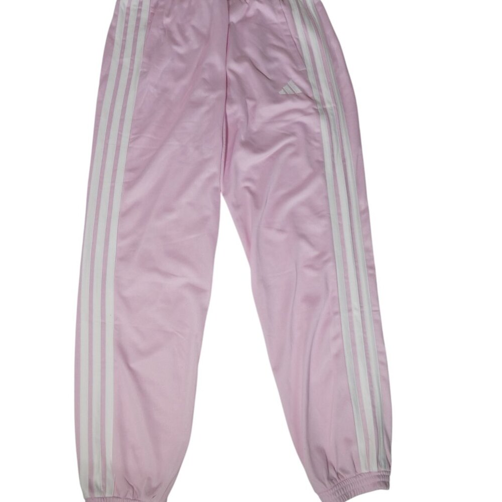 Adidas Women’s Large Clear Pink 2‑PC Track Suit Set Jacket KT0125 Pants JD4537 - Picture 9 of 15